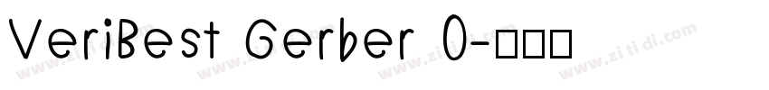 VeriBest Gerber 0字体转换